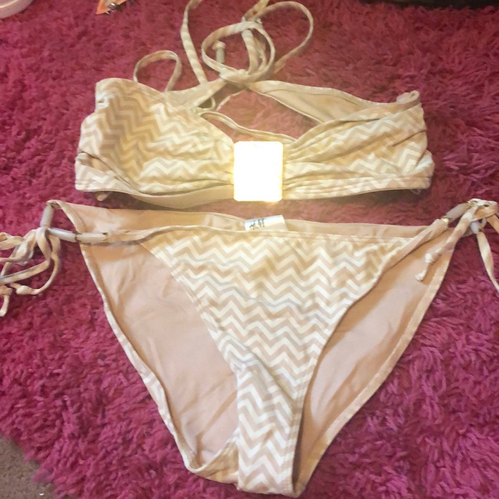 Two piece bathing suit